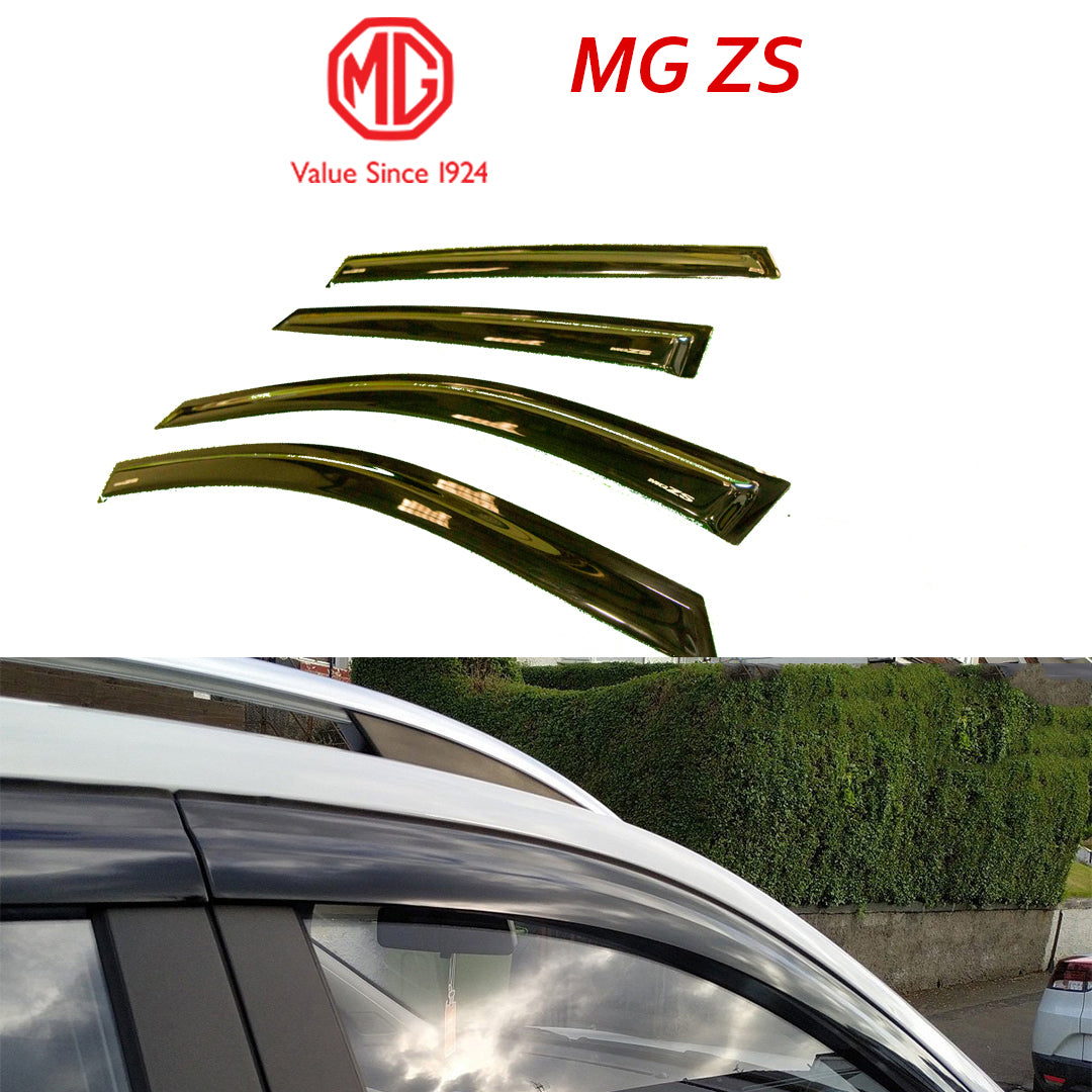 MG ZS, MG ZST, MG ZSEV Genuine Window Deflector Black With Logo