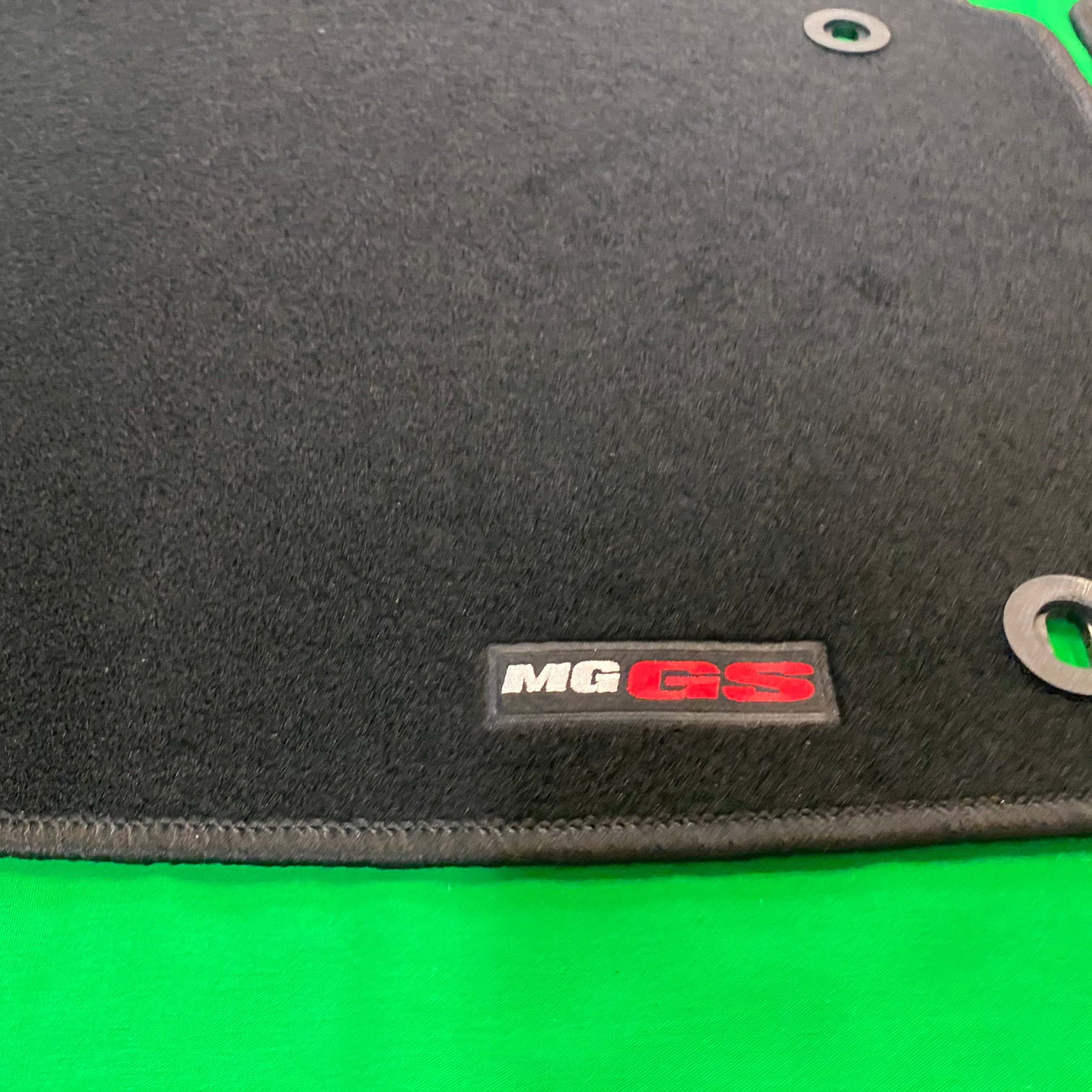 MG GS Genuine Carpet Floor Mats - Black With Logo | ARG Parts & Accessories.