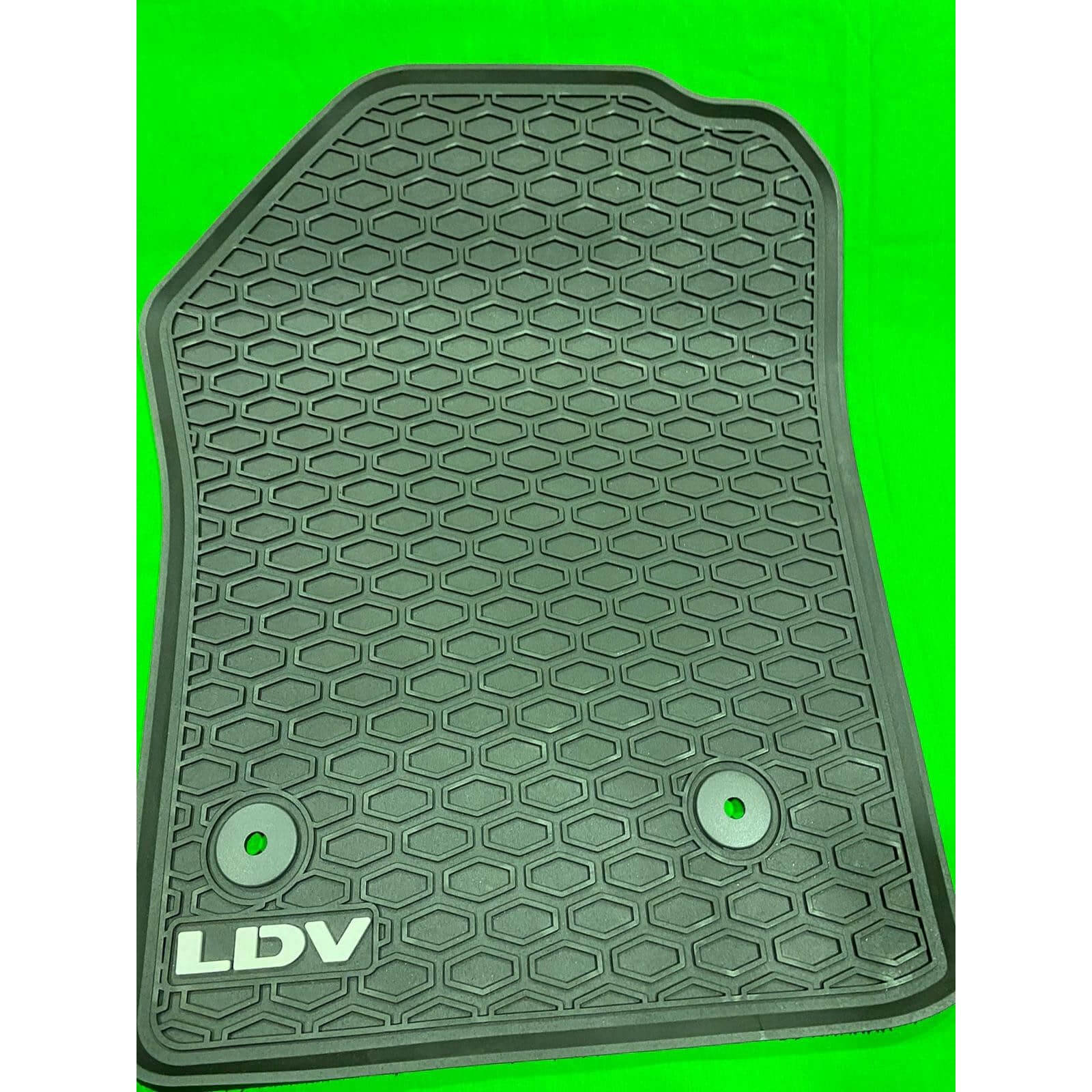 LDV D90 OEM Genuine Floor All Weather Rubber Mats With Logo Front & Rear | ARG Parts & Accessories.