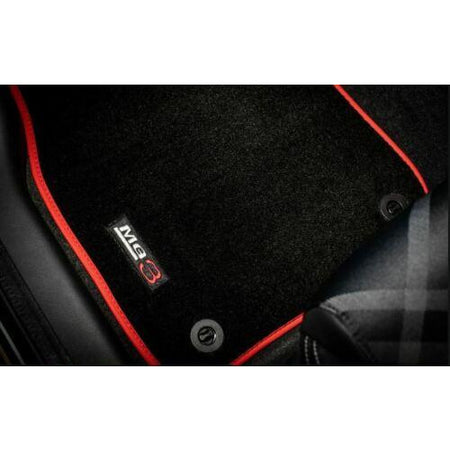 MG 3 Carpet Mats Red Black Genuine Floor Mats With Logo - Set Of 4 | ARG Parts & Accessories.