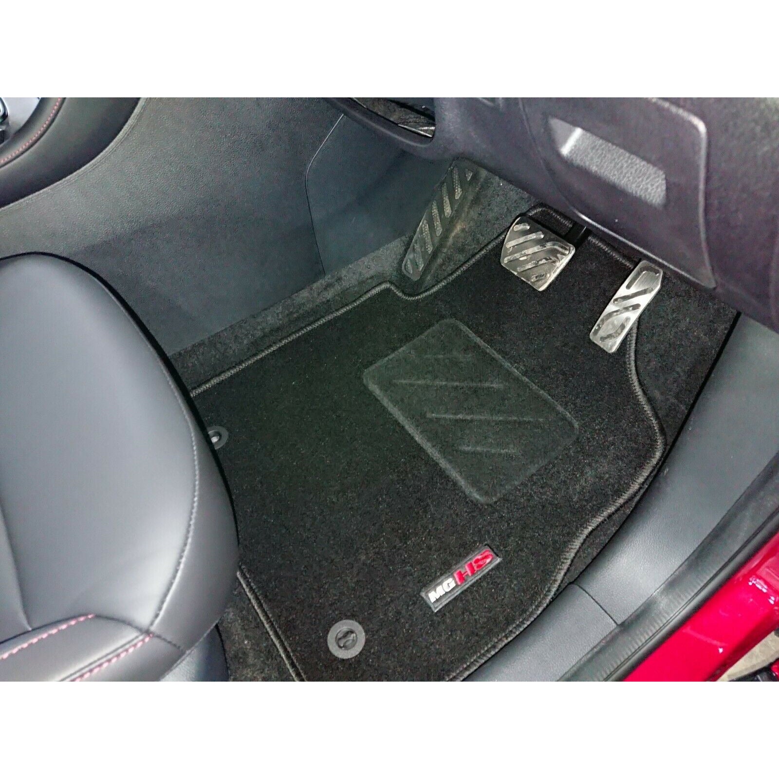 MG HS Genuine Carpet Floor Mats - Black With Logo | ARG Parts & Accessories.