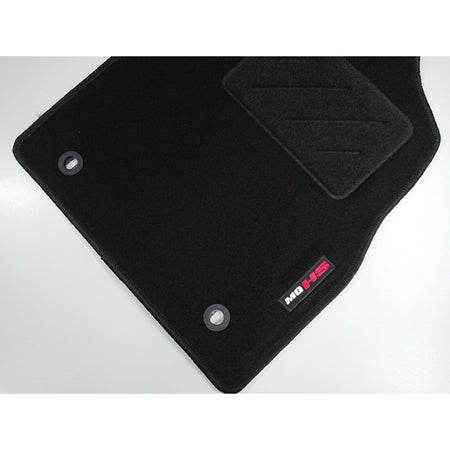 MG HS Genuine Carpet Floor Mats - Black With Logo | ARG Parts & Accessories.