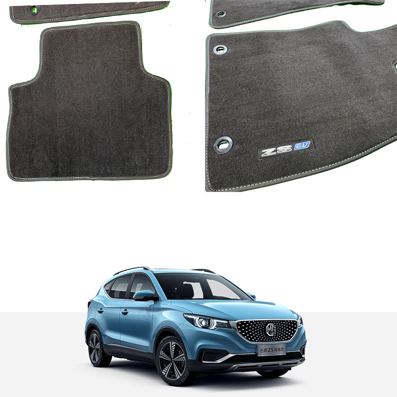 MG ZS EV Genuine Carpet Floor Mats - Black With Logo | ARG Parts & Accessories.