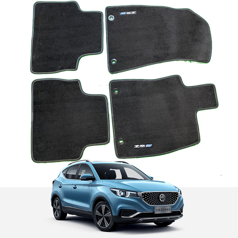 MG ZS EV Genuine Carpet Floor Mats - Black With Logo | ARG Parts & Accessories.