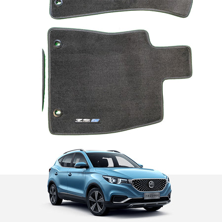 MG ZS EV Genuine Carpet Floor Mats - Black With Logo | ARG Parts & Accessories.