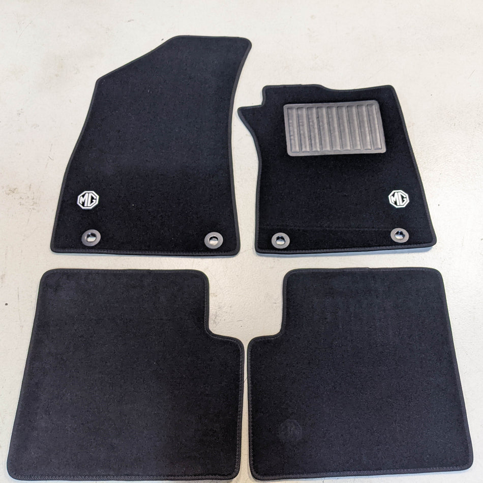 MG ZS Genuine Carpet Floor Mats - Black With Logo | ARG Parts & Accessories.