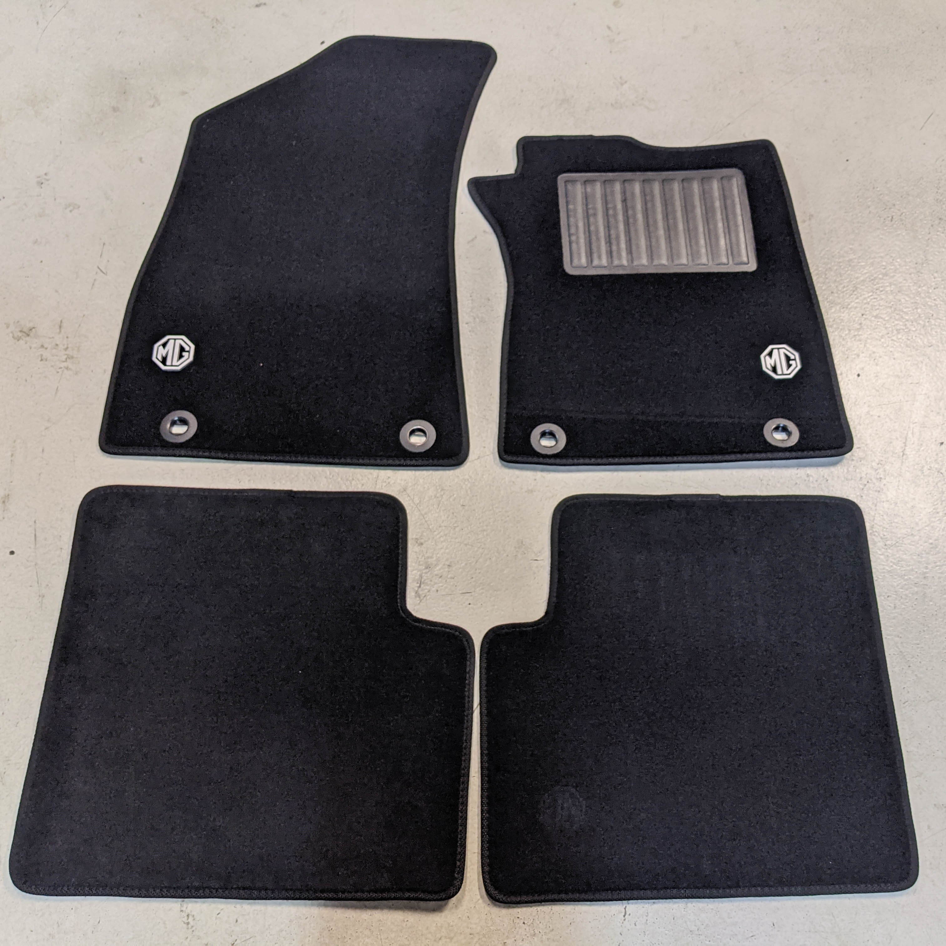 MG ZS Genuine Carpet Floor Mats Black With Logo ARG Parts