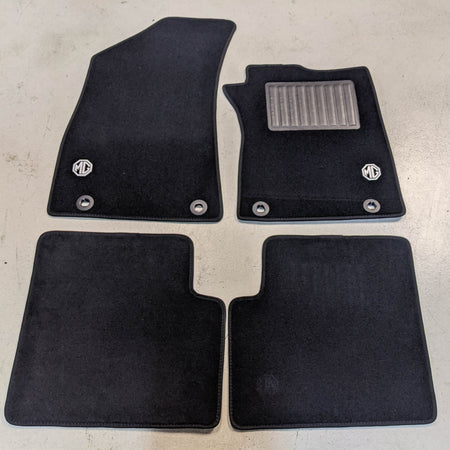 MG ZS Genuine Carpet Floor Mats - Black With Logo | ARG Parts & Accessories.